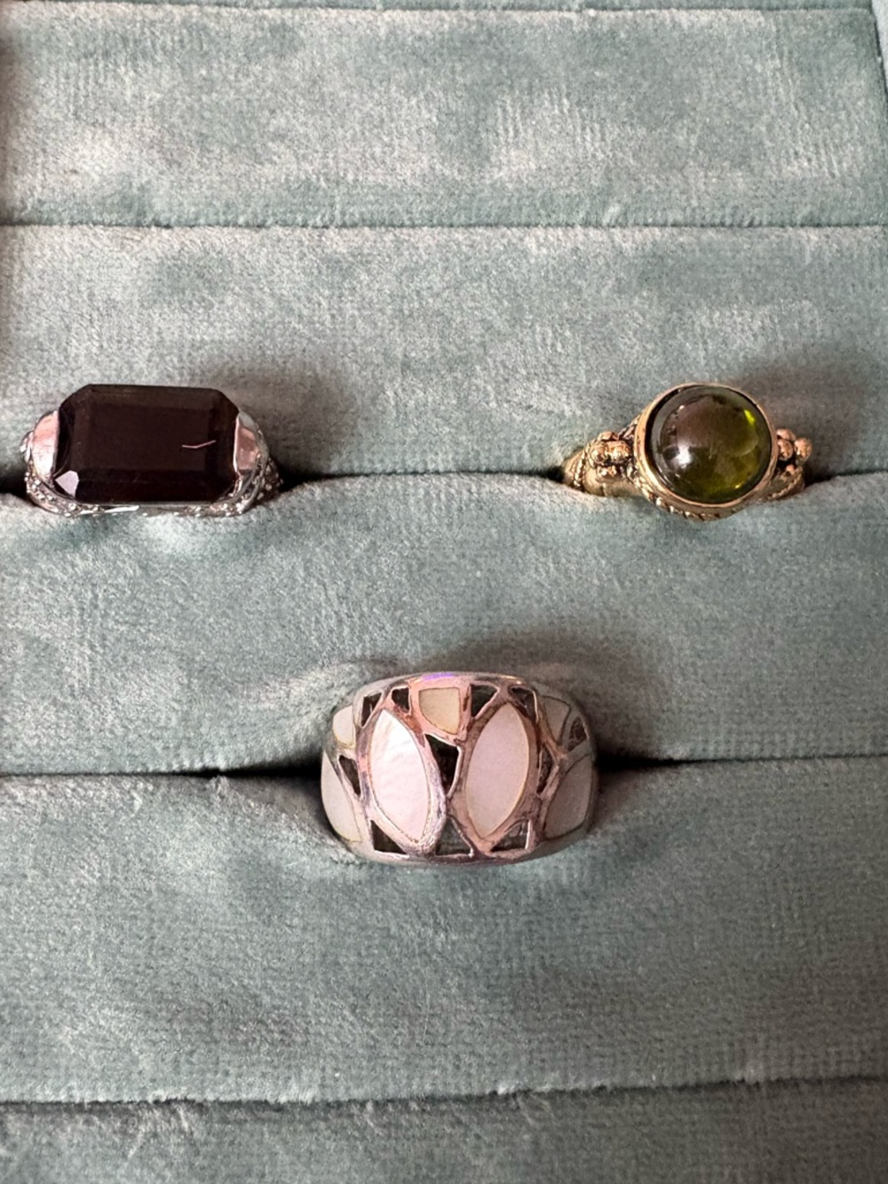 Lia Sophia Designer Ring Set (3) – Size 7 | Statement Jewelry Collection